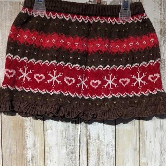 Gymboree toddlers girls size2T knit mini skirt with a short sleeve white top 2T - Picture 7 of 8